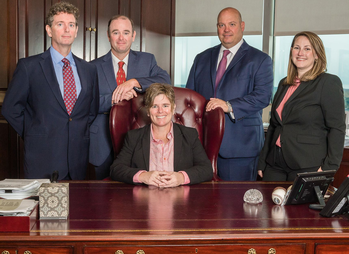 Duffy & Duffy Law Legal Team photo of Michael E. Duffy, Sean M. Duffy, Mary Ellen Duffy, James LiCalzi and Dorothy Renz